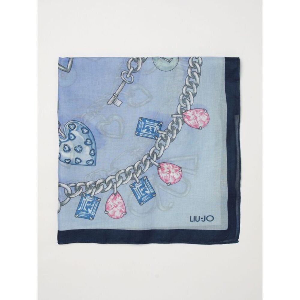 Liu Jo Neck Scarf Woman Blue